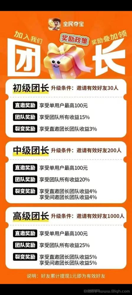 全民夺宝首码，零撸广告日撸5000元，叠包秒提通道
